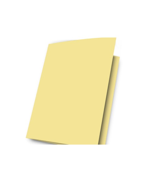 Subcarpeta cartulina gio folio amarillo pastel 180 g m2