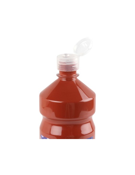 Tempera liquida liderpapel escolar 1000 ml marron