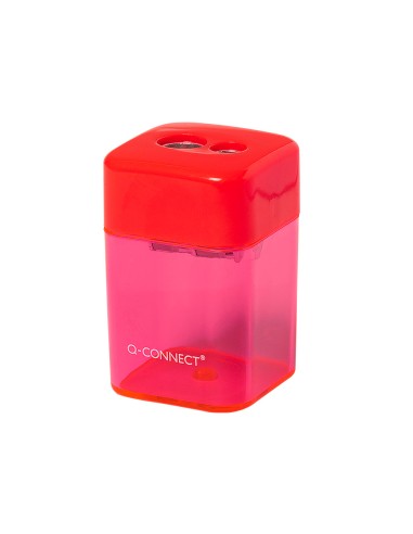 Sacapuntas q connect metalico 2 usos con deposito