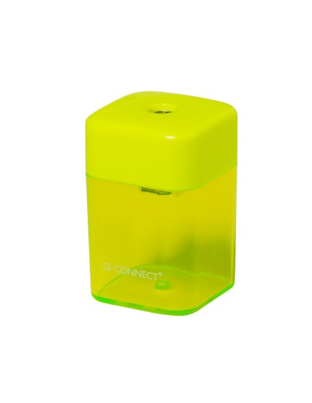 Sacapuntas q connect metalico 1 uso con deposito