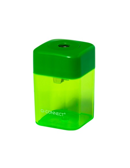 Sacapuntas q connect metalico 1 uso con deposito