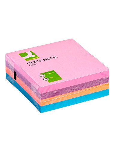 Bloc de notas adhesivas quita y pon q connect con 320 hojas 76x76mm