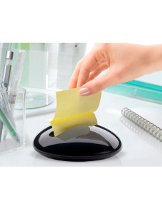 Bloc de notas adhesivas quita y pon q connect 76x76 mm zig zag