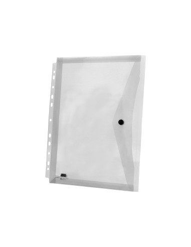 Carpeta liderpapel dossier broche 36664 polipropileno din a4 pack de 5 incolora transparente multitaladro