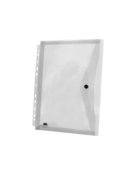 Carpeta liderpapel dossier broche 36664 polipropileno din a4 pack de 5 incolora transparente multitaladro