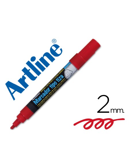 Rotulador artline pizarra verde negra epw 4 ro color rojo bolsa de 4 unidades