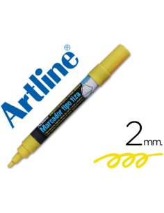 Rotulador artline pizarra verde negra epw 4 am color amarillo bolsa de 4 unidades