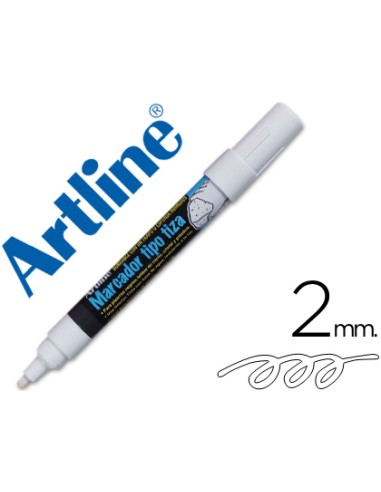 Rotulador artline pizarra verde negra epw 4 bl color blanco