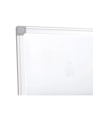 Pizarra blanca q connect laminada marco de aluminio 200x100 cm