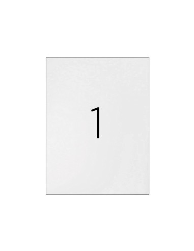 Etiqueta adhesiva q connect kf00228 tamano din a4 para ink jet transparente caja con 25 hojas din a4