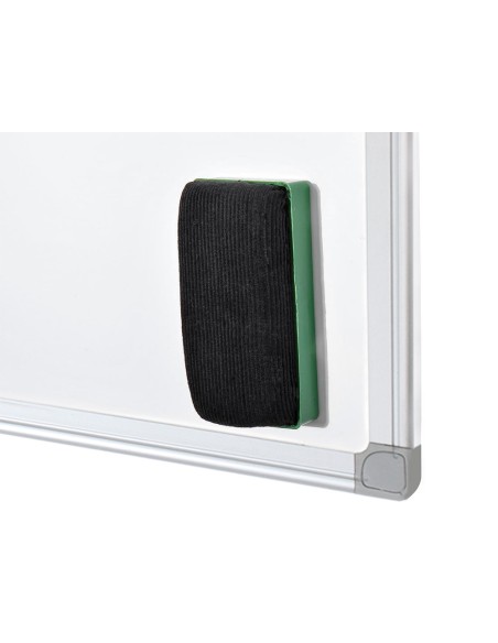 Pizarra blanca q connect lacada magnetica marco de aluminio 150x100 cm