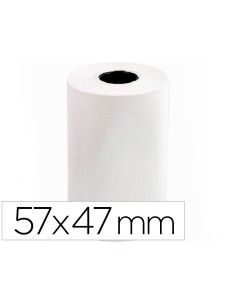 Rollo sumadora termico q connect 57 mm ancho x 47mm diametro para maquinas tarjetade creditos sin bisfenol a