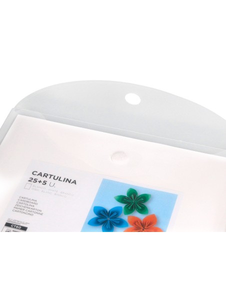 Cartulina liderpapel a4 180g m2 blanco paquete de 255 hojas