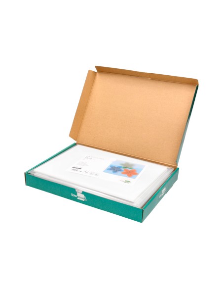 Cartulina liderpapel a4 180g m2 blanco paquete de 255 hojas