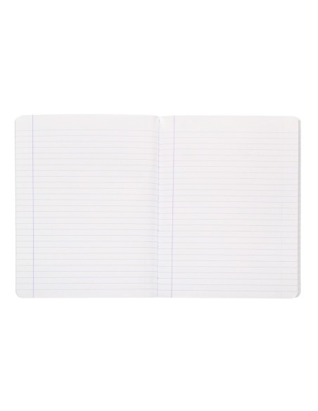 Libreta antartik a5 plus cosida 48 hojas 90g m2 rayado horizontal con margen 6 colores surtidos