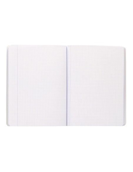 Libreta antartik a5 plus cosida 48 hojas 90g m2 cuadro 5mm con margen 6 colores surtidos