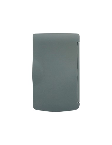 Calculadora liderpapel bolsillo xf15 10 digitos con tapa solar y pilas color gris 123x75x12 mm