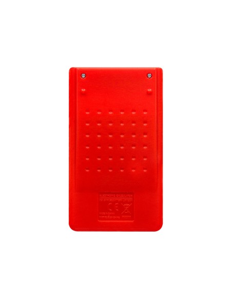 Calculadora liderpapel bolsillo xf11 8 digitos solar y pilas color rojo 115x65x8 mm Calculadora liderpapel bolsillo xf11 8 digitos solar y pilas color rojo 115x65x8 mm