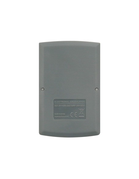 Calculadora liderpapel bolsillo xf07 8 digitos solar y pilas color gris 98x62x8 mm Calculadora liderpapel bolsillo xf07 8 digitos solar y pilas color gris 98x62x8 mm