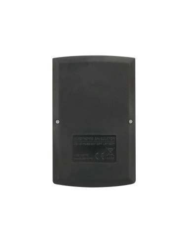 Calculadora liderpapel bolsillo xf05 8 digitos solar y pilas color negro 98x62x8 mm