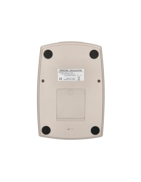 Calculadora liderpapel impresora pantalla papel 57 mm 12 digitos impresion bicolor blanca 225x158x56 mm