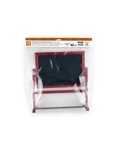 Pizarra marron liderpapel para hosteleria doble cara volteable con superficie para rotuladores 32x30 cm Pizarra marron liderpapel para hosteleria doble cara volteable con superficie para rotuladores 32x30 cm