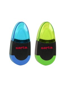 Sacapuntas con deposito y goma safta 230x160x75 mm