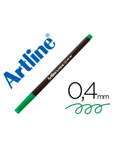 Rotulador artline supreme epfs200 fine liner punta de fibra verde 04 mm