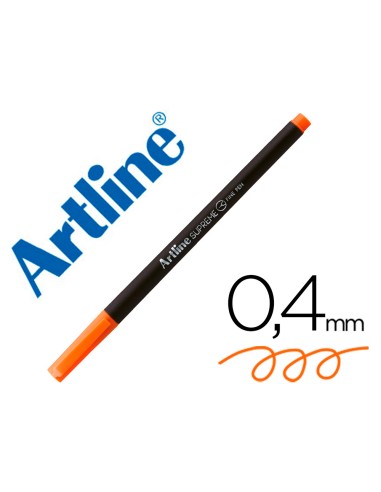 Rotulador artline supreme epfs200 fine liner punta de fibra naranja oscuro 04 mm