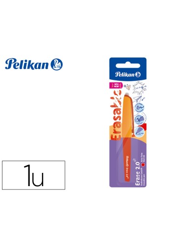 Roller pelikan erase 20 borrable punta 07 mm tinta gel color rojo