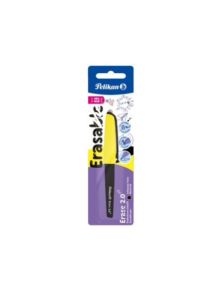 Roller pelikan erase 20 borrable punta 07 mm tinta gel color negro
