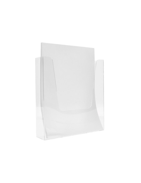 Expositor mural archivo 2000 metacrilato un compartimento din a4 transparente 225x50x244 mm