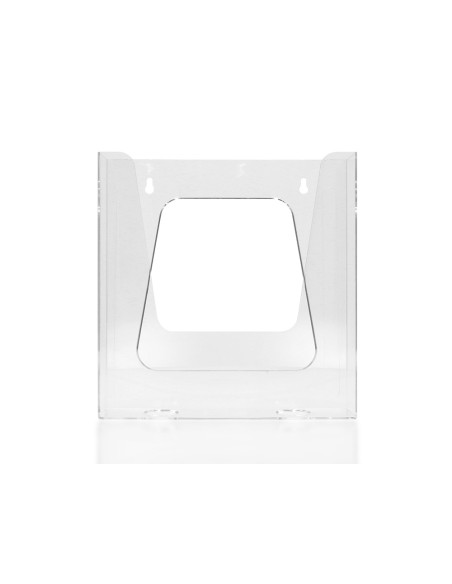 Expositor mural archivo 2000 metacrilato un compartimento din a4 transparente 225x50x244 mm