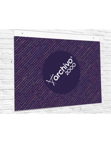 Expositor mural archivo 2000 con taladros ultra transparente din a4 horizontal 300x235 mm
