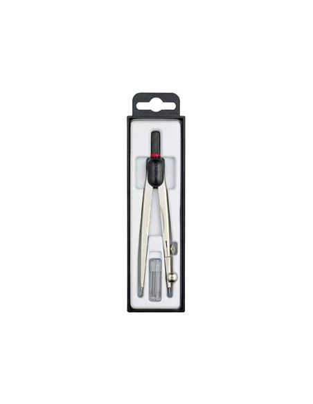 Compas rotring compact universal ajuste rapido radio 13 cm circunferencia 32 cm Compas rotring compact universal ajuste rapido radio 13 cm circunferencia 32 cm