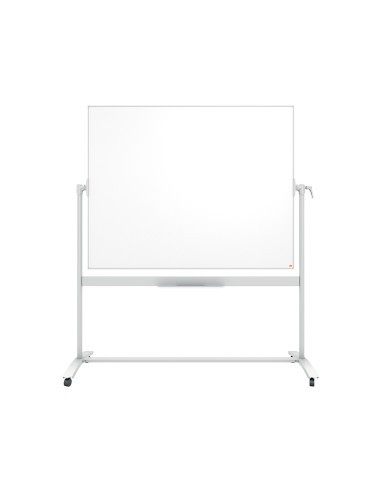 Pizarra blanco nobo classic nano clean doble cara movil acero magnetico 1500x1200 mm