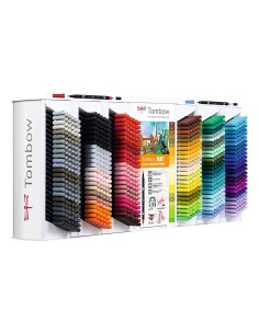 Rotulador tombow abt dual brush doble punta de pincel contenido de 864 unidades colores surtidos