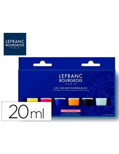 Pintura acrilica lb bote de 80 ml caja de 5 unidades colores surtidos