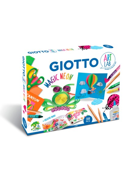 Set creativo giotto art lab magic neon