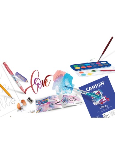 Set creativo giotto art lab fancy lettering