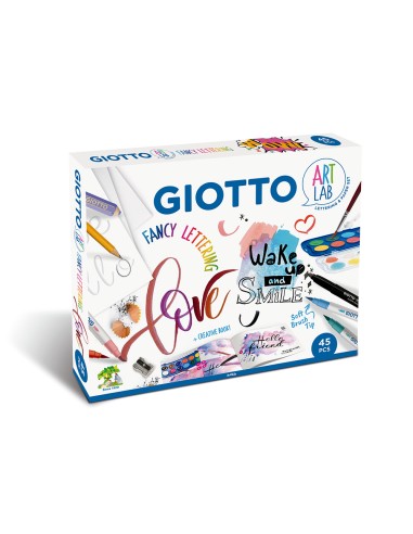 Set creativo giotto art lab fancy lettering