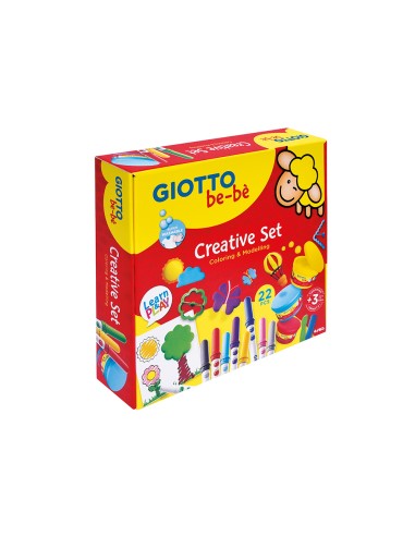 Set creativo giotto be be para colorear y moldear