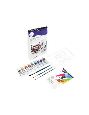 Set pintura gouache daler rowney simply activity