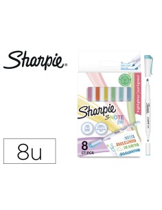 Rotulador sharpie s note duo asst blister de 8 unidades colores surtidos