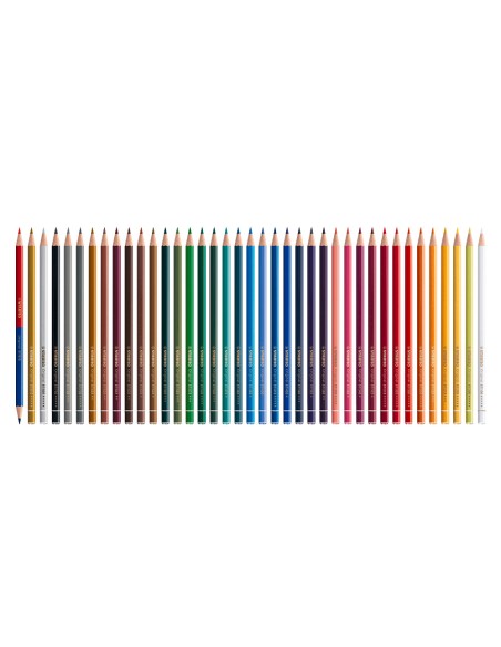 Lapices de colores stabilo acuarelables original arty estuche metalico de 24 colores surtidos