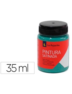 Pintura latex la pajarita satinada l 39 bote 35 ml verde jade