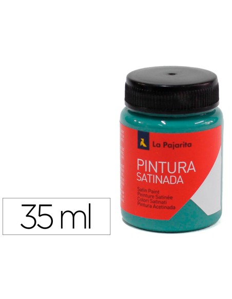 Pintura latex la pajarita satinada l 39 bote 35 ml verde jade Pintura latex la pajarita satinada l 39 bote 35 ml verde jade