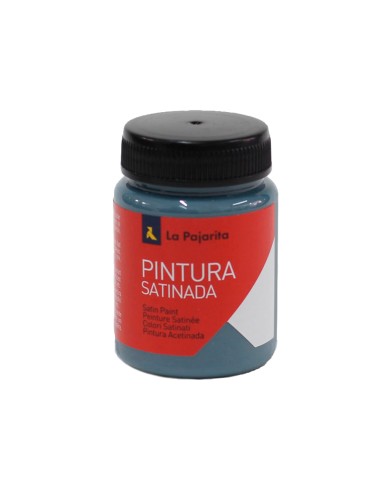 Pintura latex la pajarita satinada l 34 bote 35 ml azul metal