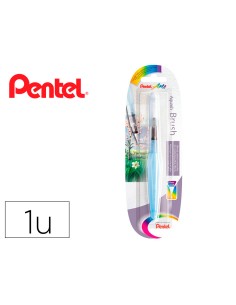 Pincel pentel xfrh m rellenable agua redondo punta mediana