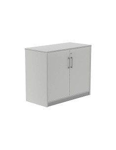 Armario rocada con dos puertas serie store 78x90x45 cm acabado ab02 aluminio gris